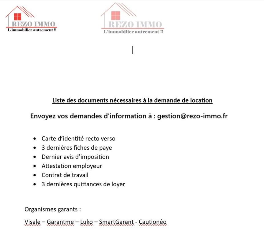 Appartement F1 BONDY (93140) REZO IMMO